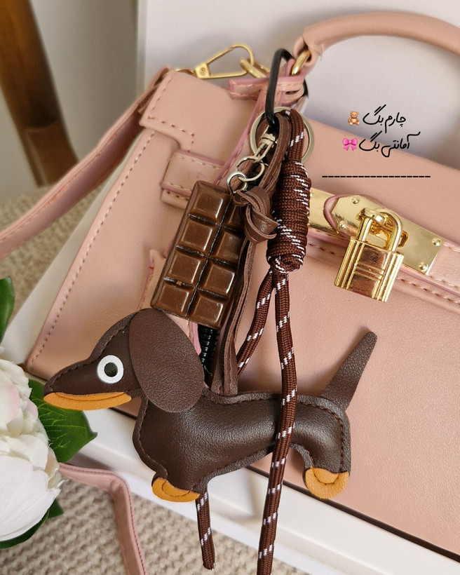 چارم بگ سگ آویز کیف سگ