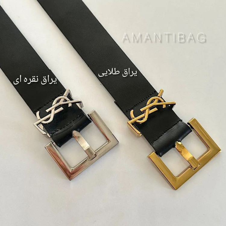 کمربند ایوسن لورن ysl ۳/۵ سانتی کد ۳۹